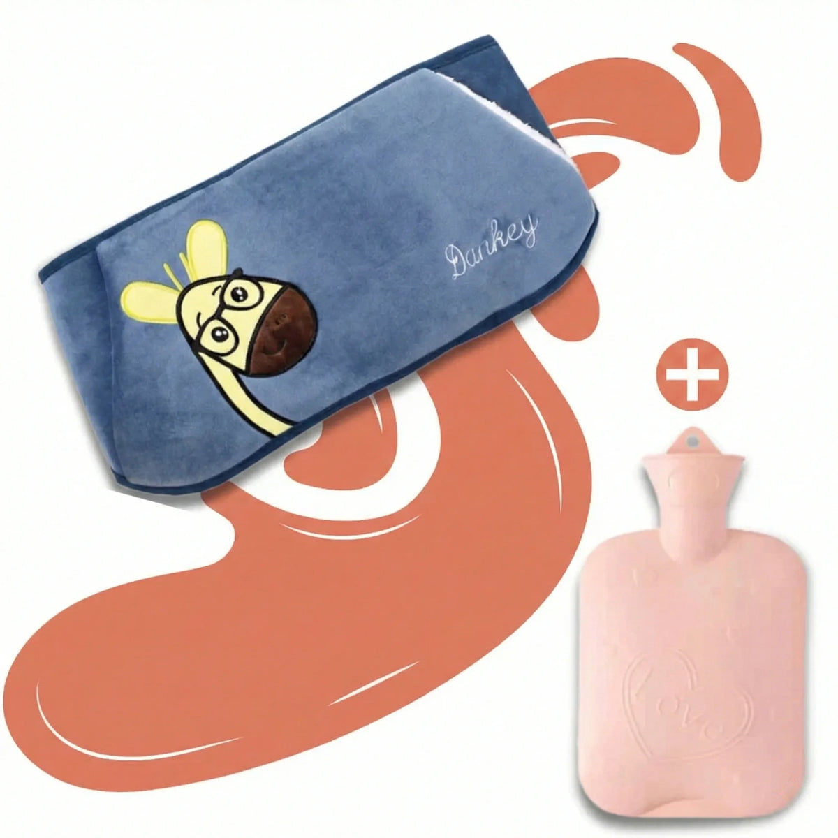 Bouillotte-Ceinture-Eau-1L-Girafe-Kawaii-bleu