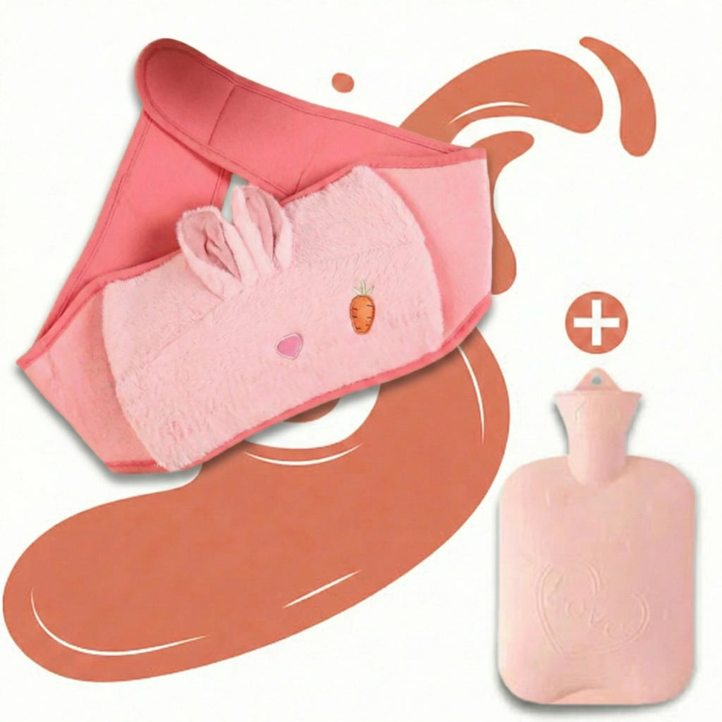 Bouillotte-Ceinture-Eau-Chaude-Peluche-Lapinou-Rose-1