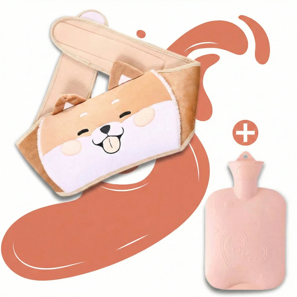 Bouillotte-Ceinture-Eau-Chaude-Shiba-Inu-Kawaii-Shiba-Beige