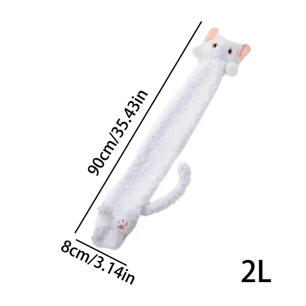Bouillotte Longue Peluche Chat 2L