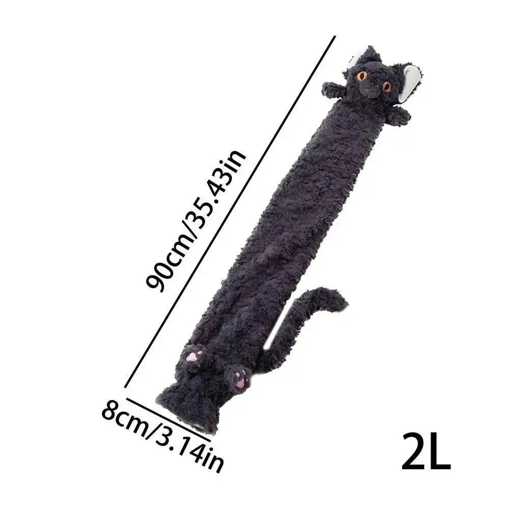Bouillotte Longue Peluche Chat 2L