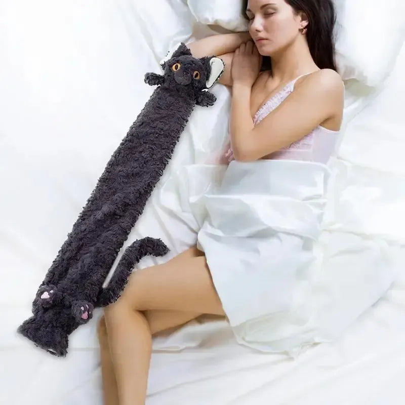 Bouillotte Longue Peluche Chat 2L
