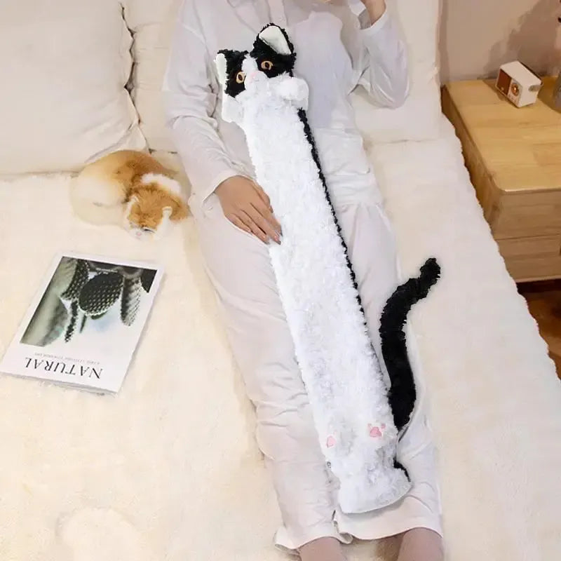 Bouillotte Longue Peluche Chat 2L