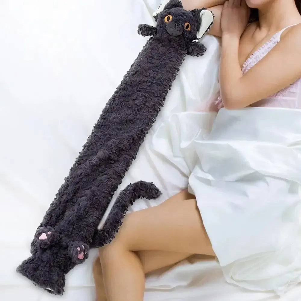 Bouillotte Longue Peluche Chat 2L