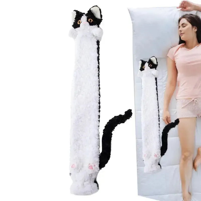 Bouillotte Longue Peluche Chat 2L