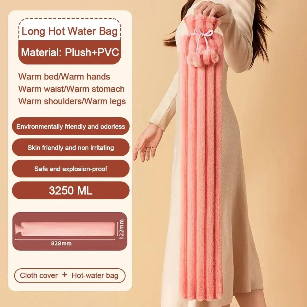 Bouillotte Longue XL Housse Douce (3250 ML)