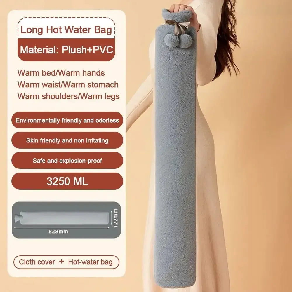 Bouillotte Longue XL Housse Douce (3250 ML)