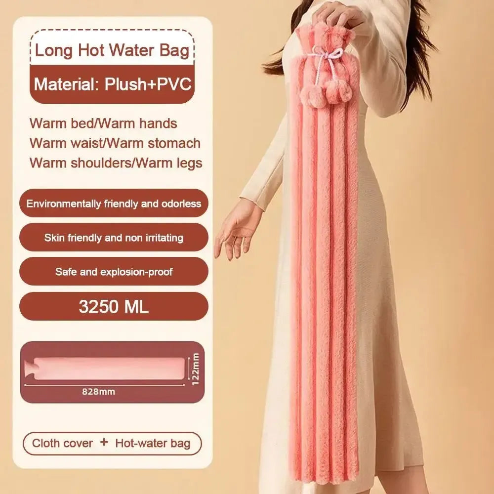 Bouillotte Longue XL Housse Douce (3250 ML)