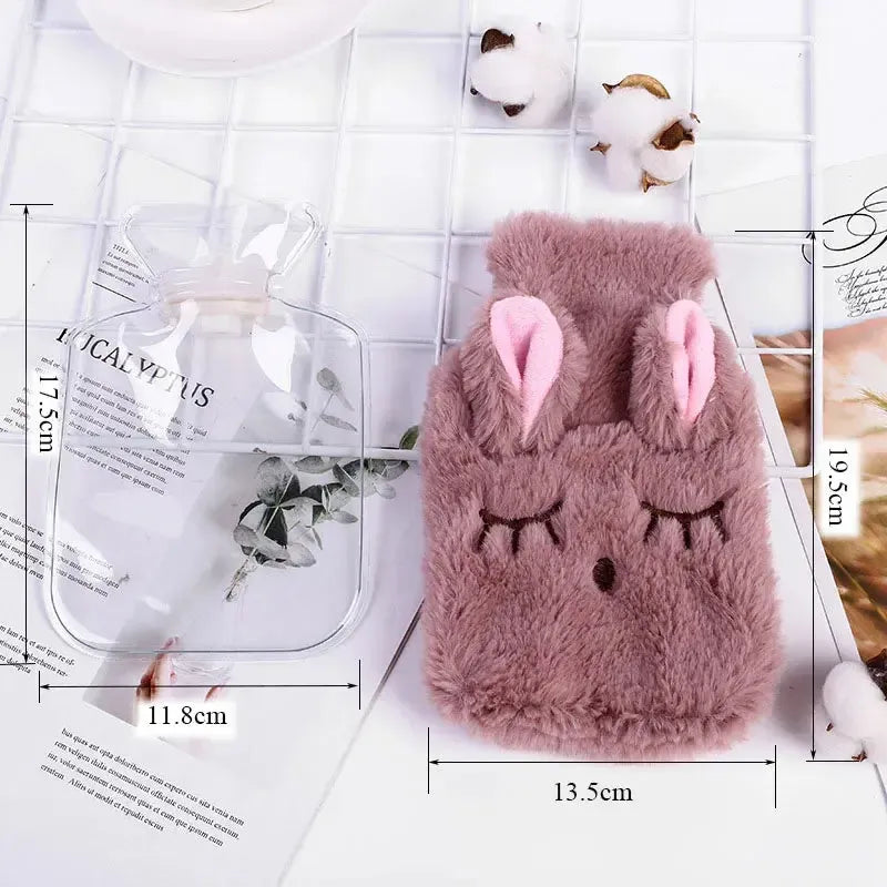 Bouillotte Peluche Kawaii Lapin – Housse Ultra Douce & Confort
