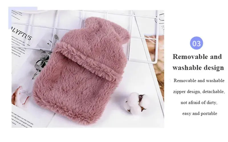 Bouillotte Peluche Kawaii Lapin – Housse Ultra Douce & Confort