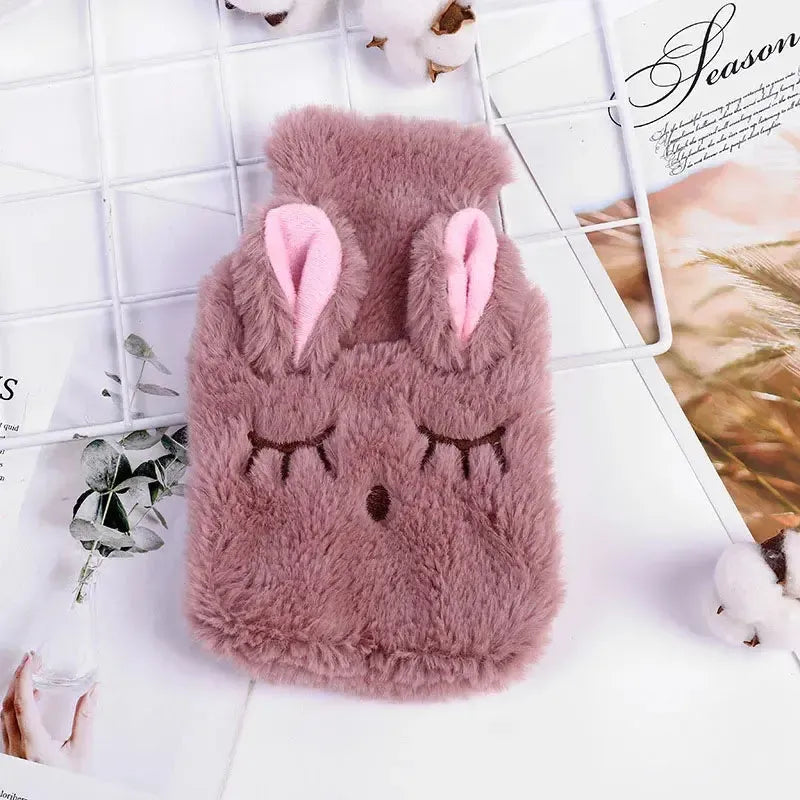 Bouillotte Peluche Kawaii Lapin – Housse Ultra Douce & Confort