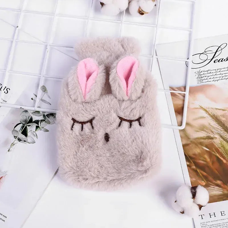 Bouillotte Peluche Kawaii Lapin – Housse Ultra Douce & Confort