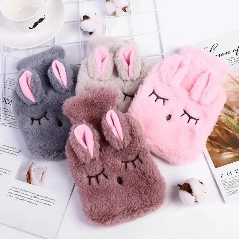 Bouillotte Peluche Kawaii Lapin – Housse Ultra Douce & Confort