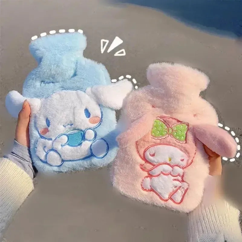 Bouillotte Peluche Kawaii Sanrio 1L - Chaleur Douce & Confort Pour l’Hiver