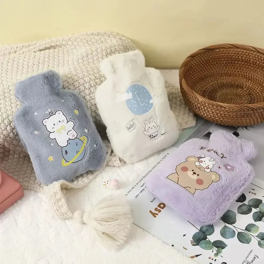 Bouillotte Peluche Ours Voyageur Ciel - 500mL