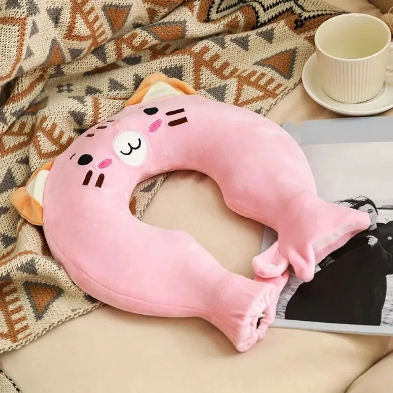 Bouillotte Cervicale Chat Rose 2