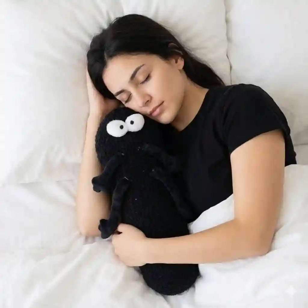 Bouillotte Peluche fun drôle de bébête noire