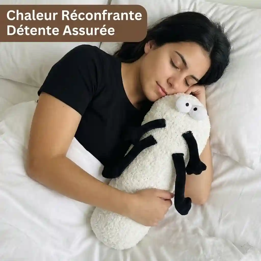 Bouillotte Micro-ondes Drôle de Bébête en Peluche.