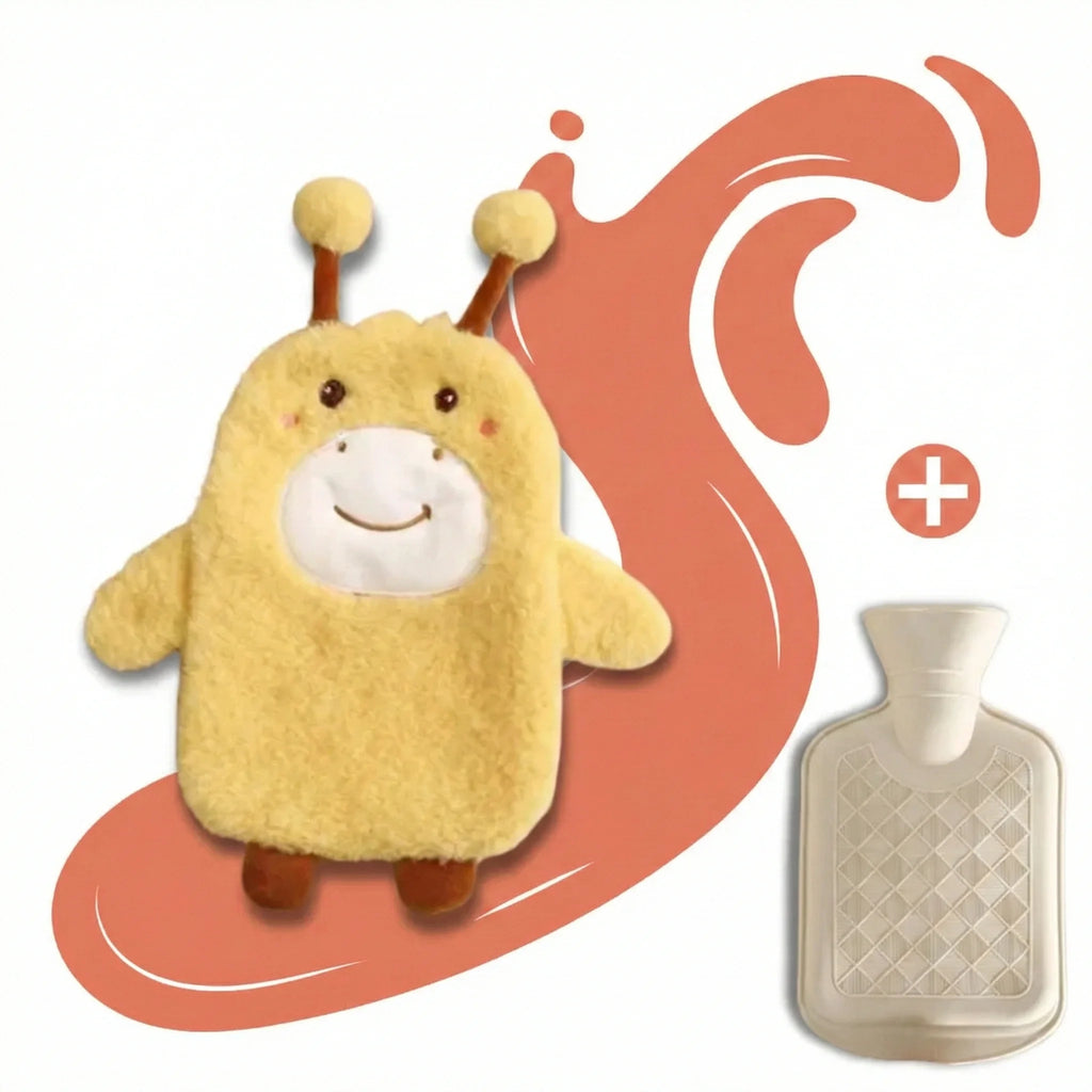 Bouillotte_En_Peluche_Animaux_Mignon_350ml_Girafe_Jaune_1
