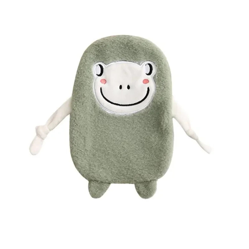 Bouillotte_En_Peluche_Animaux_Mignon_350ml_Grenouille_Verte