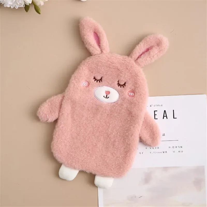 Bouillotte_En_Peluche_Animaux_Mignon_350ml_Lapin_Rose