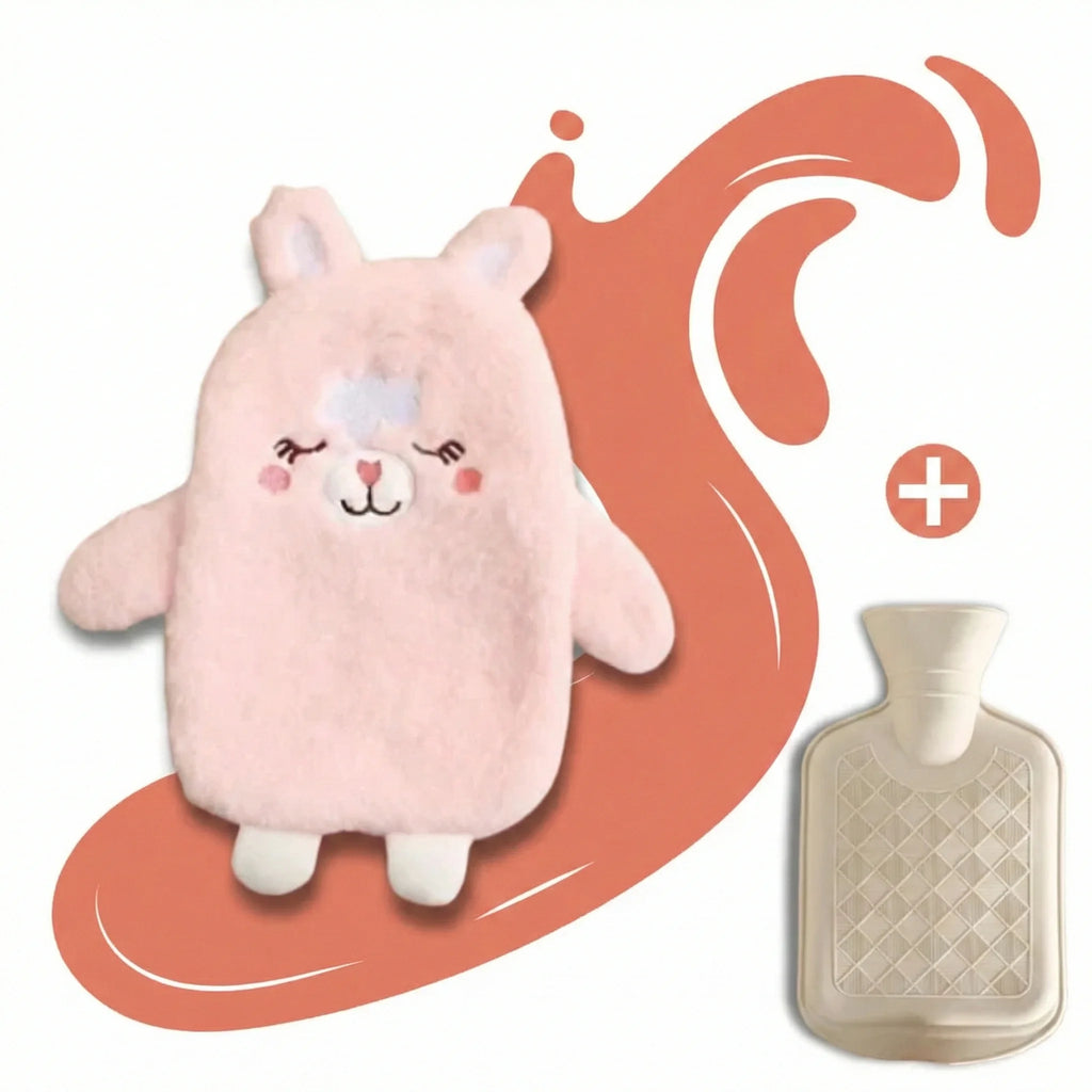 Bouillotte_En_Peluche_Animaux_Mignon_350ml_Ours_Rose_1