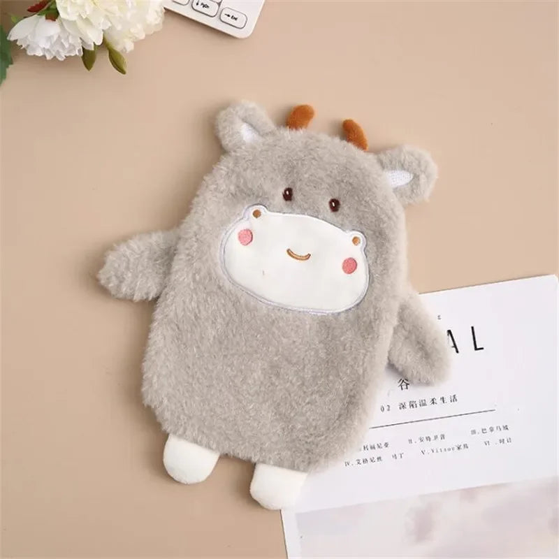 Bouillotte_En_Peluche_Animaux_Mignon_350ml_Vache_Grise
