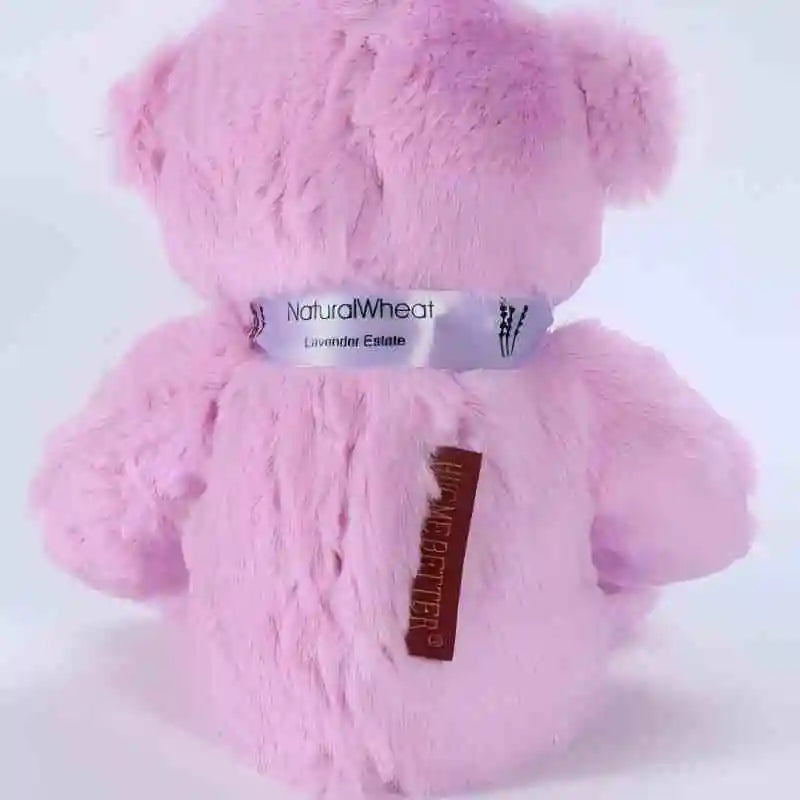 Bouillotte Micro-ondes Ours Violet en Velours 4