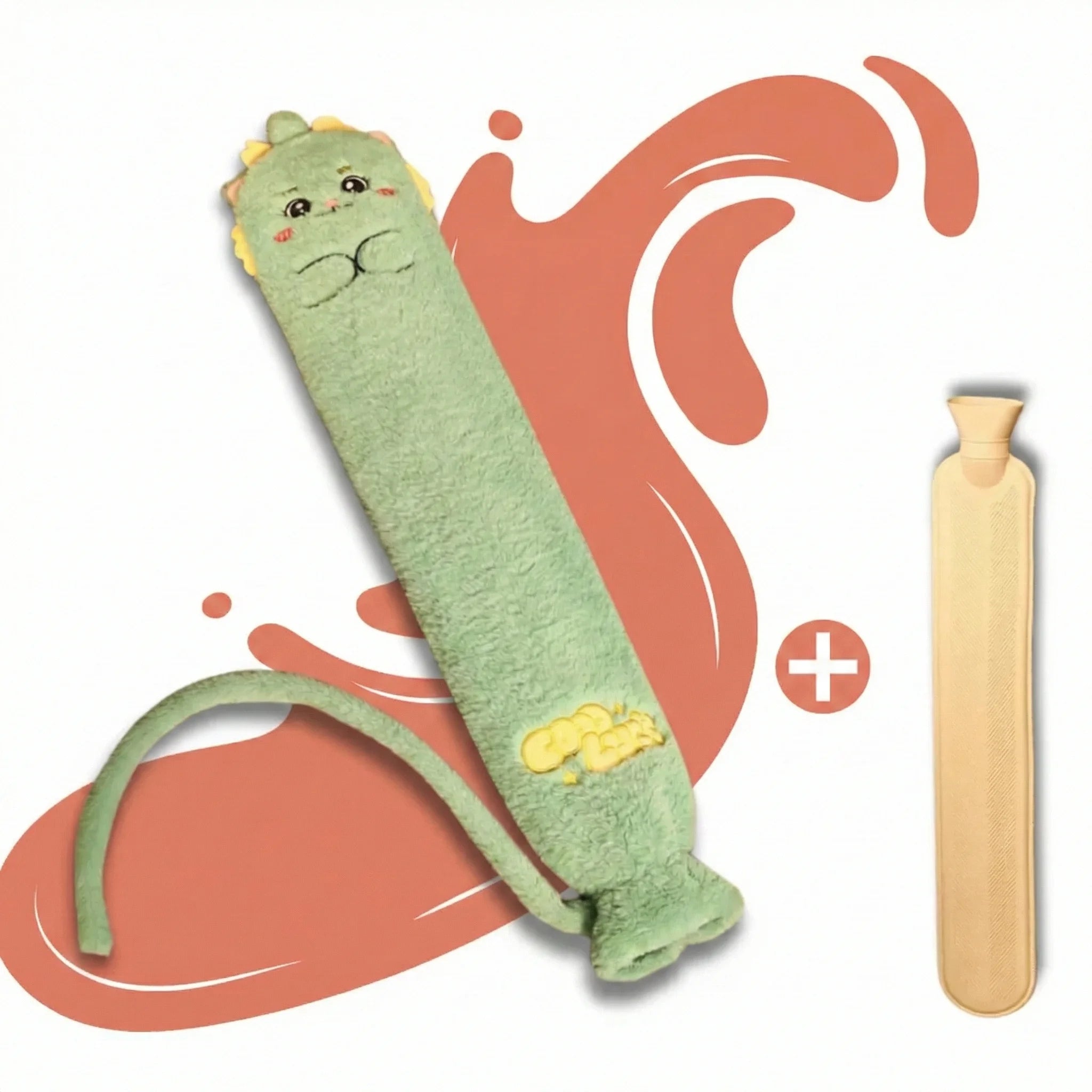 Bouillotte_Peluche_Kawaii_a_eau_longue_1L-et-demi_Dino_Vert