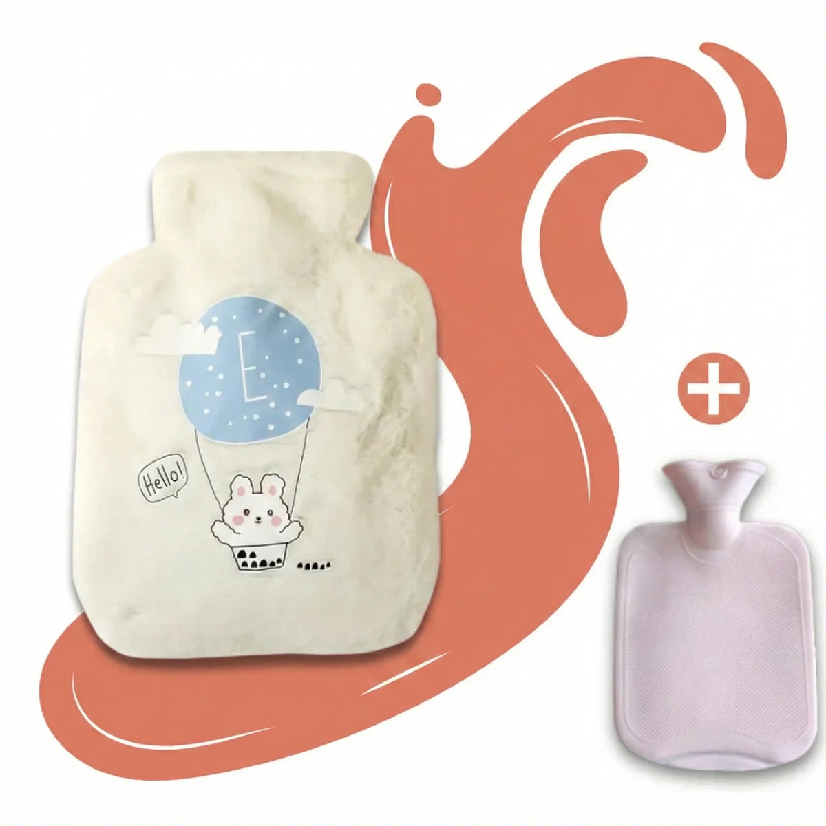 Bouillotte_Peluche_Motif_Kawaii_eau_500ml_Lapin_Blanc_Mongolfiere