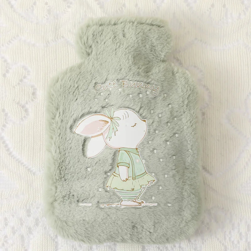 Bouillotte_Peluche_Motif_Kawaii_eau_500ml_Lapin_Vert