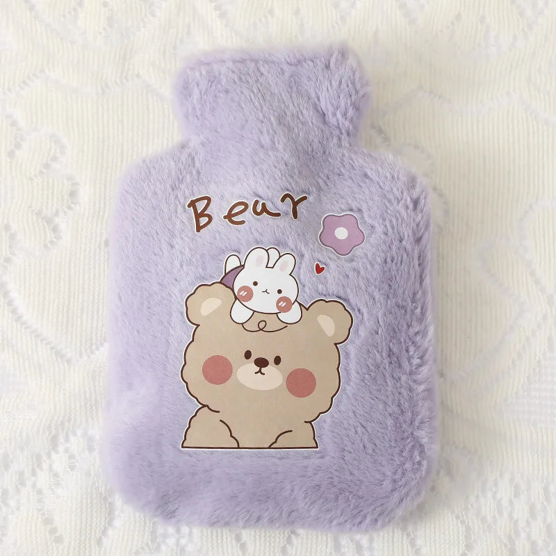 Bouillotte_Peluche_Motif_Kawaii_eau_500ml_Ours_Et_Lapin_Violet