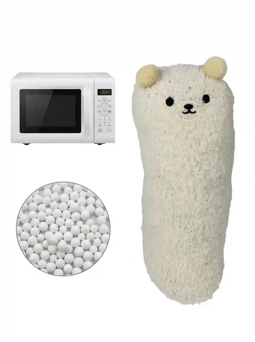 Bouillotte micro-onde céramique Ours Beige Clair