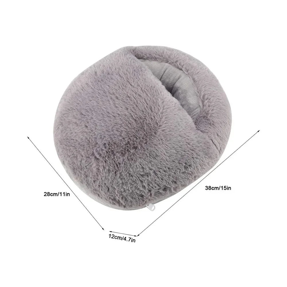 Chauffe-Pieds Électrique en Velours Doux 6