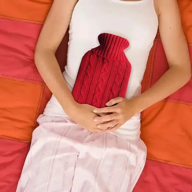 Housse pour Bouillotte à Eau 2L Tricotée – Chaleur Douce & Sensation Cocooning