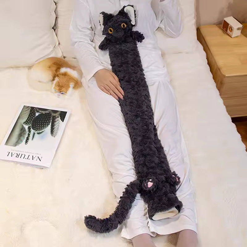 Bouillotte Longue Peluche Chat 2L