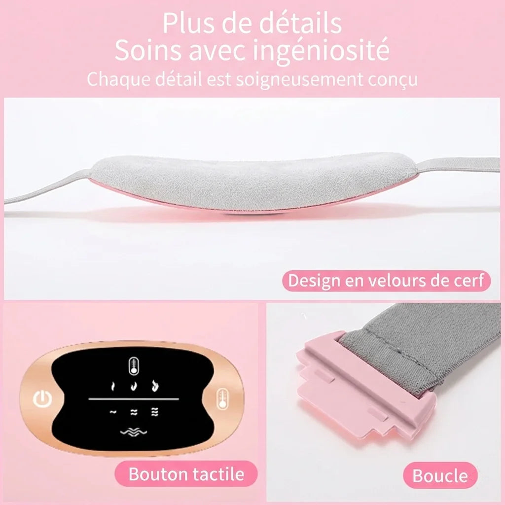 Bouillotte Ceinture Chauffante & Massante – Confort des Cycles