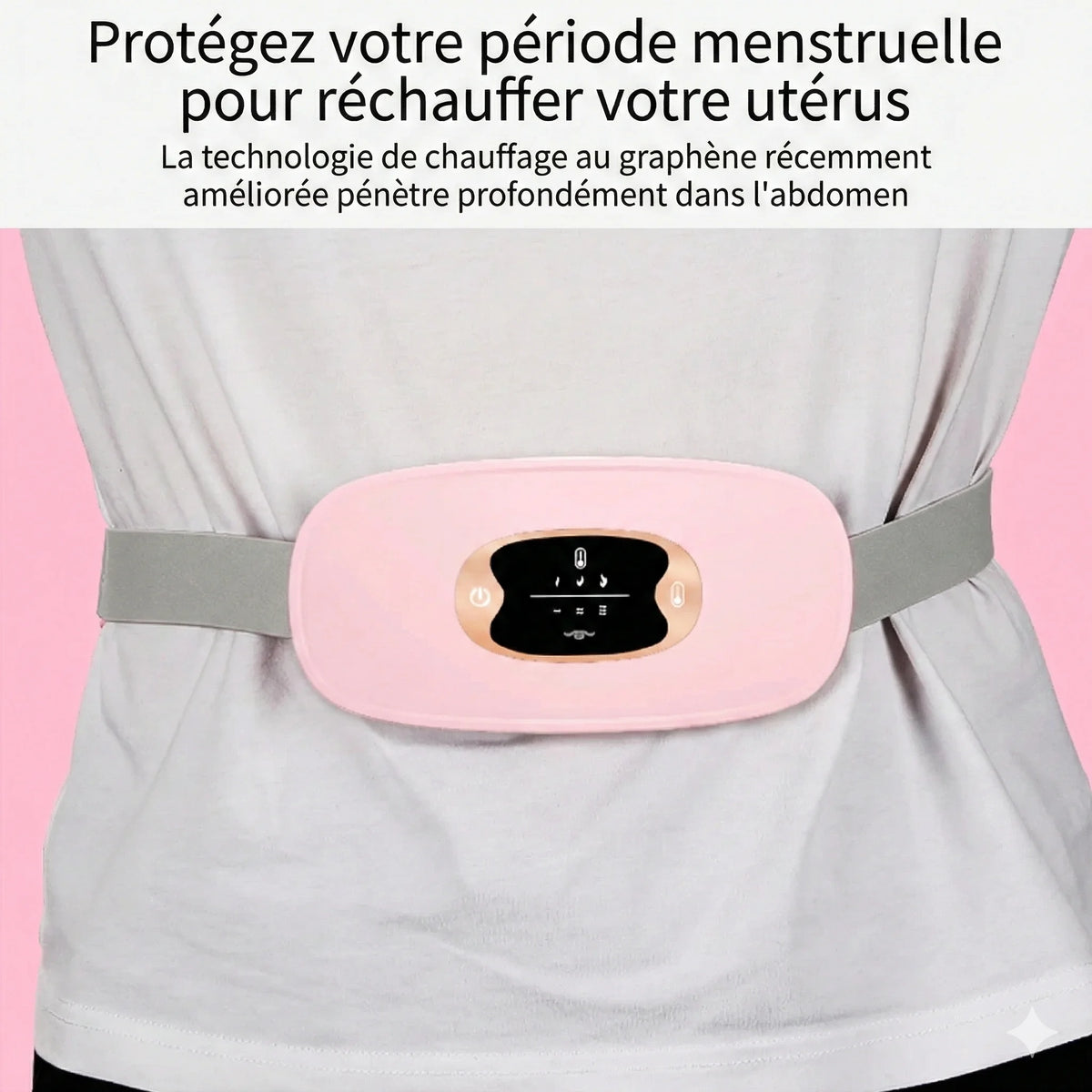 Bouillotte Ceinture Chauffante & Massante – Confort des Cycles