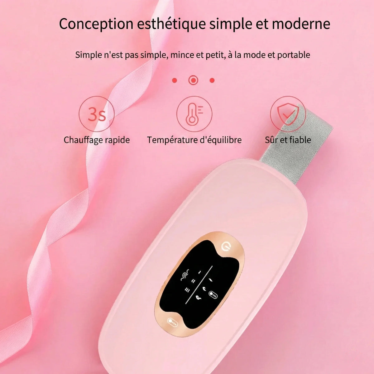 Bouillotte Ceinture Chauffante & Massante – Confort des Cycles