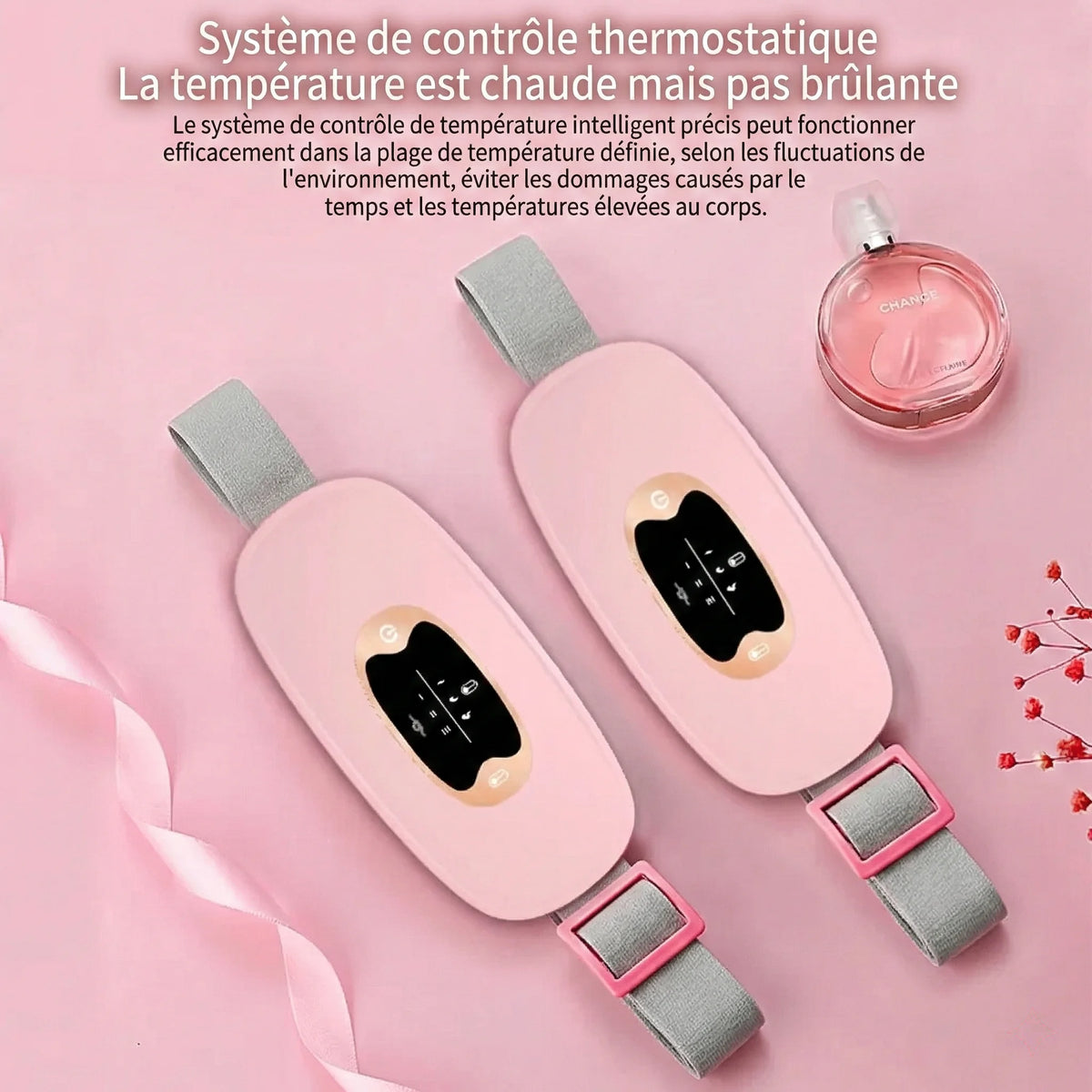 Bouillotte Ceinture Chauffante & Massante – Confort des Cycles