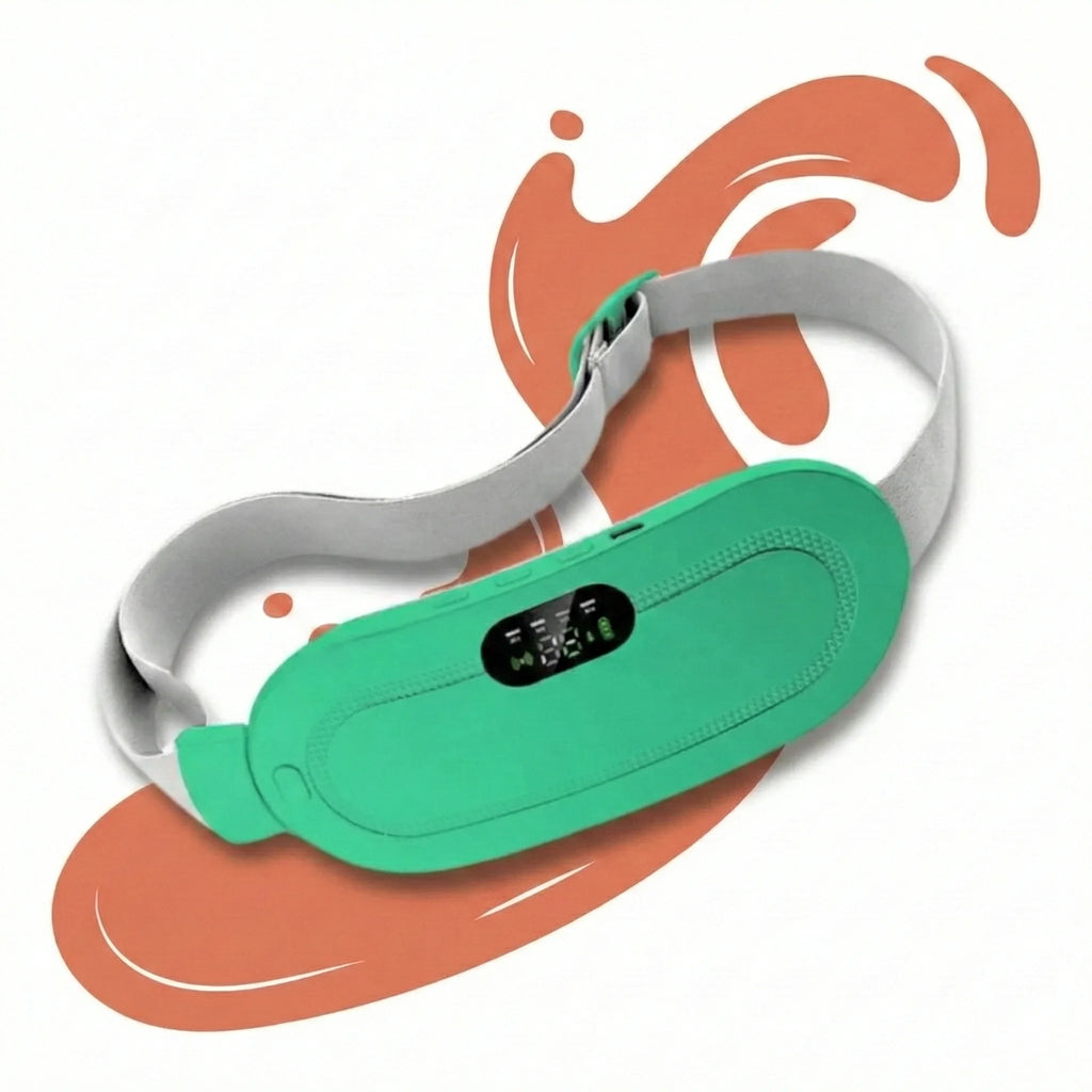 Bouillotte Électrique Ceinture au Design Ergonomique Chauffant et Massant